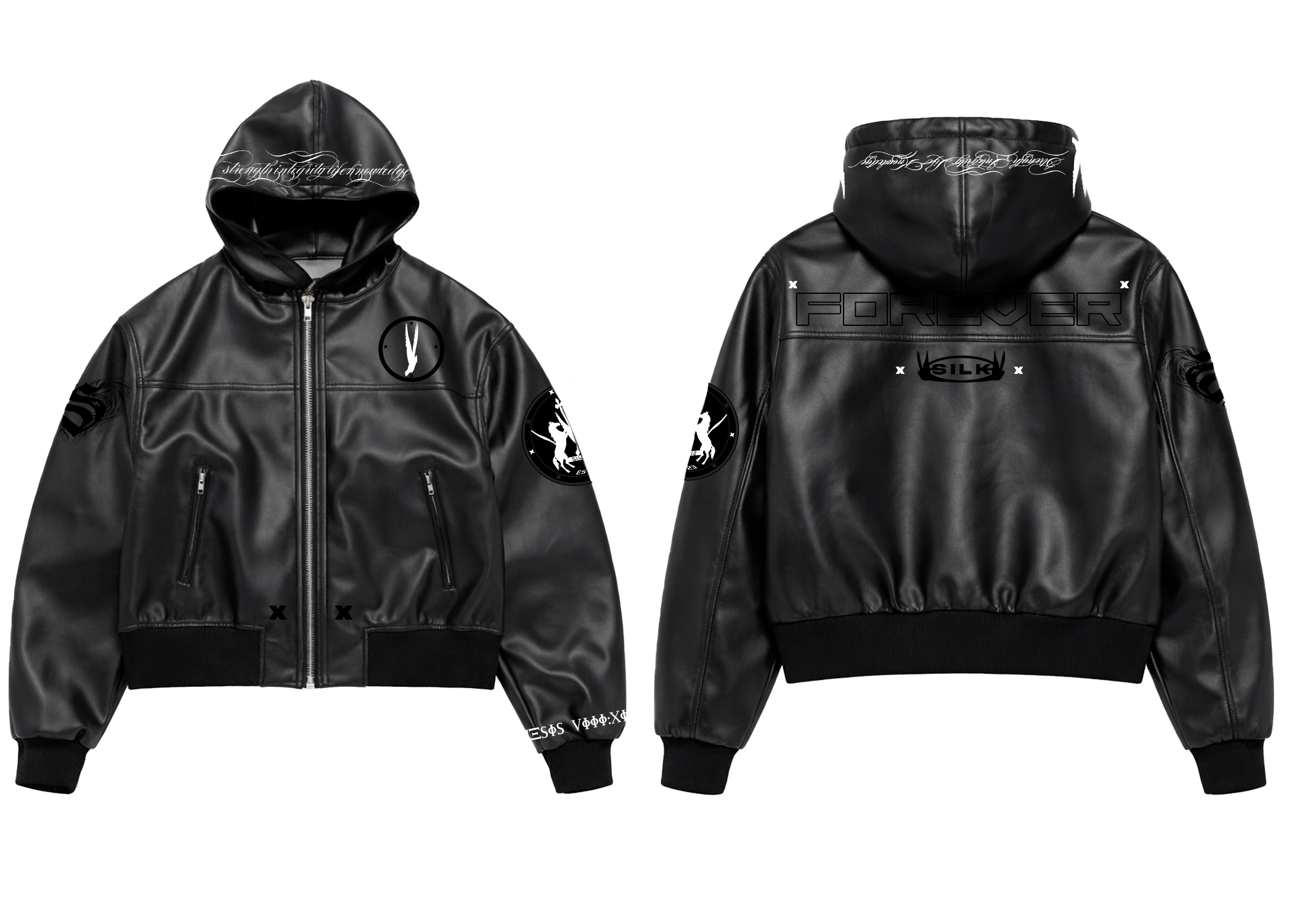 "FOREVER" LEATHER JACKET